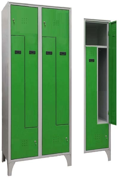 ARMADIO SPOGLIATOIO SALVA SPAZIO CON ANTE A “Z”